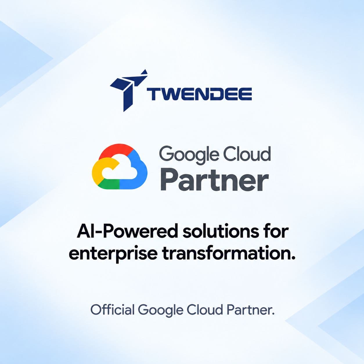 Twendee Officially Becomes a Google Cloud Partner hero