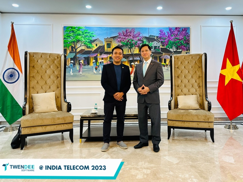 Twendee Tham Dự Hội Nghị Triển Lãm India Telecom Lần Thứ 17